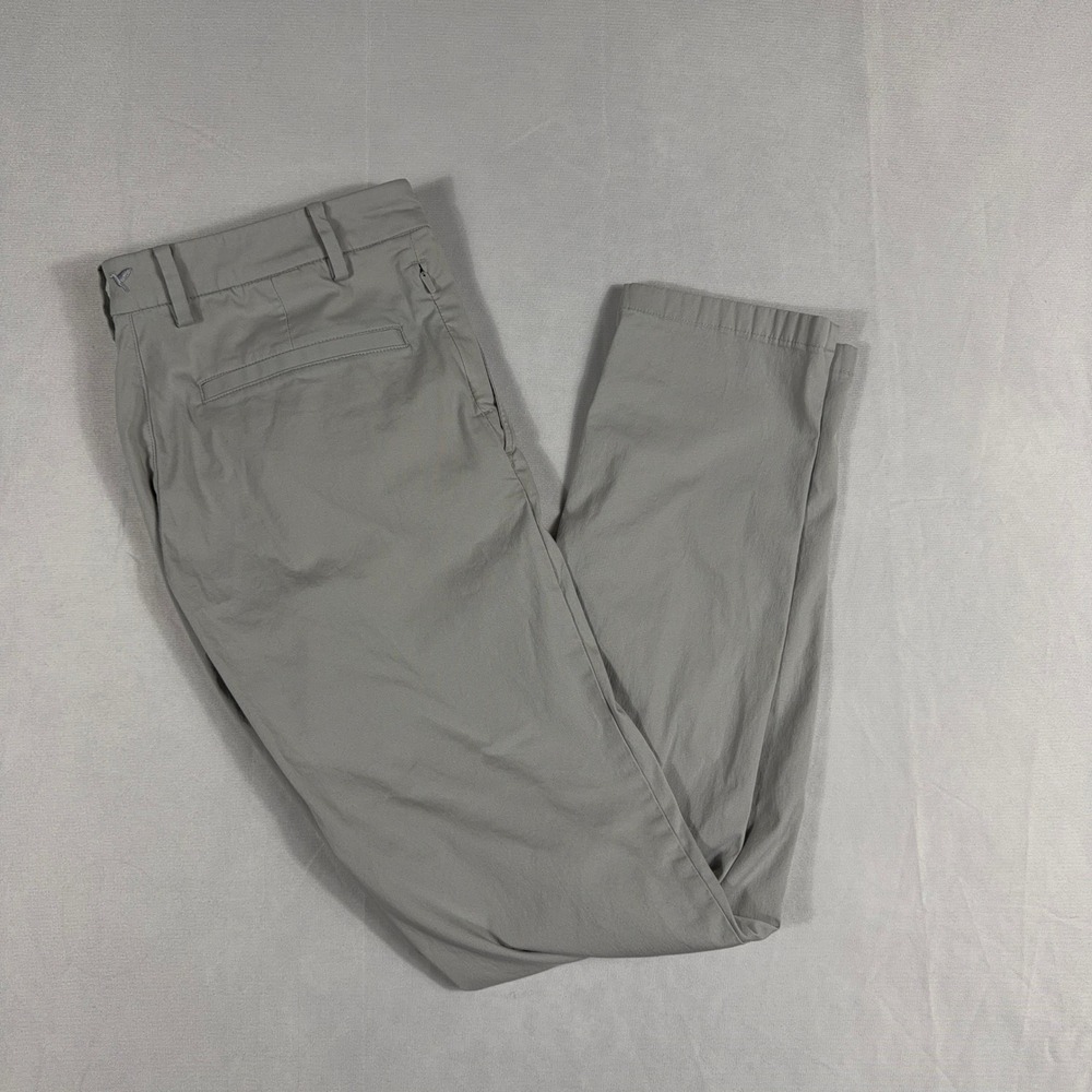 Birddogs Boomstick Khaki Chino Pants Stretch Slim Fit 30x32 Gray Casual Mens